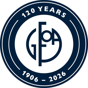 GFOA 120th anniversary seal, 1906–2026